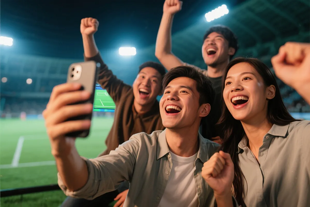 观看体育App的轻松时刻